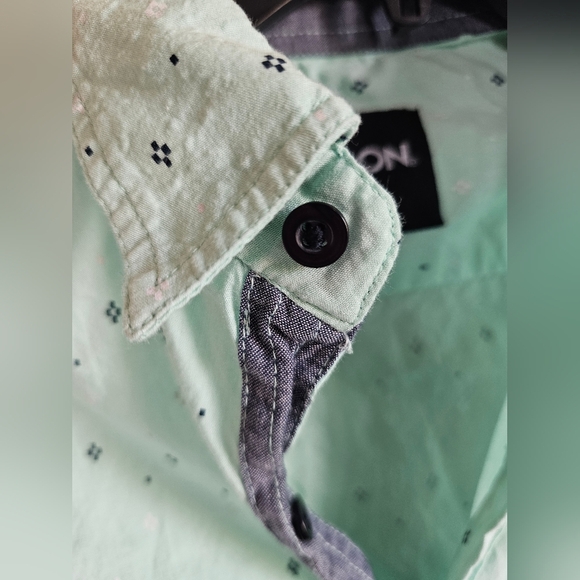 Carbon Blue Casual Button Down Shirt - Picture 5 of 5